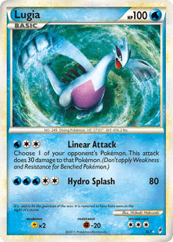 Lugia Call of Legends card