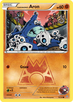 Team Magma's Aron Double Crisis card
