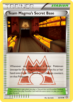 2015 Double Crisis Team Magma's Secret Base #32