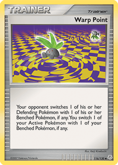 Warp Point Diamond & Pearl card