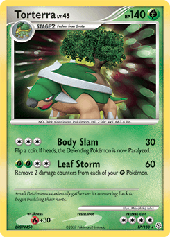 Torterra Diamond & Pearl card