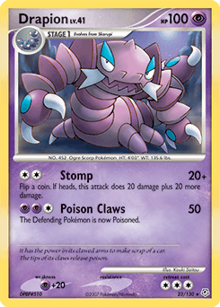 Drapion Diamond & Pearl card