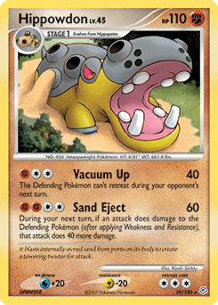 Hippowdon Diamond & Pearl card