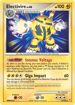 Electivire Diamond & Pearl card