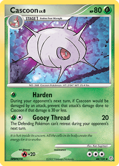 Cascoon Diamond & Pearl card