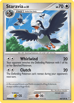 Staravia Diamond & Pearl card
