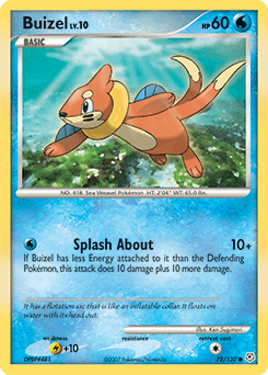 Buizel Diamond & Pearl card