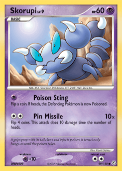Skorupi Diamond & Pearl card