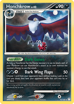 Honchkrow Mysterious Treasures card