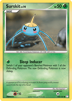 Surskit Mysterious Treasures card