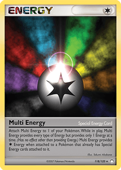 Multi Energy Mysterious Treasures card