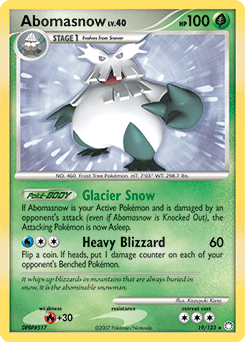 Abomasnow Mysterious Treasures card