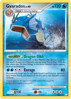 2007 Mysterious Treasures Gyarados #26