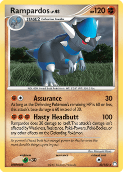 Rampardos Mysterious Treasures card