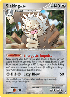 Slaking Mysterious Treasures card