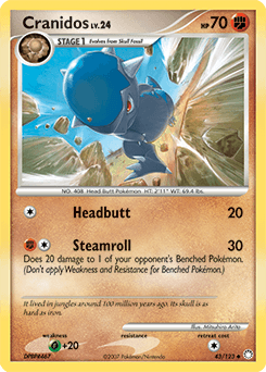 Cranidos Mysterious Treasures card