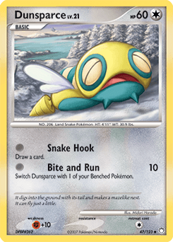 2007 Mysterious Treasures Dunsparce #47
