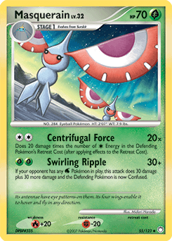 Masquerain Mysterious Treasures card
