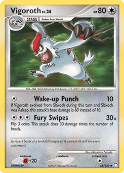 Vigoroth Mysterious Treasures card