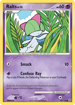 2007 Secret Wonders Ralts #102