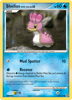 Shellos West Sea Secret Wonders card