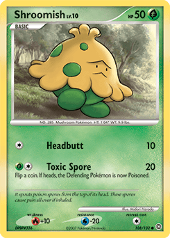 Shroomish Secret Wonders card