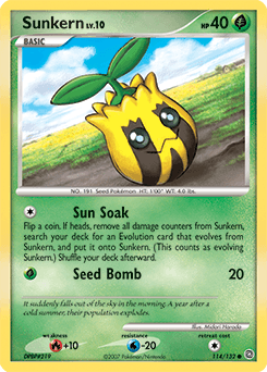 Sunkern Secret Wonders card