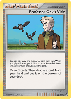 2007 Secret Wonders Professor Oak's Visit #122