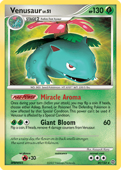Venusaur Secret Wonders card