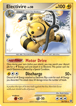 Electivire Secret Wonders card