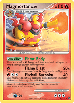 Magmortar Secret Wonders card
