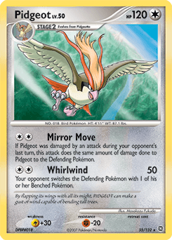 2007 Secret Wonders Pidgeot #35