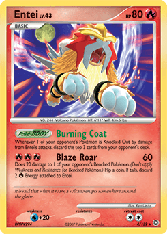 Entei Secret Wonders card