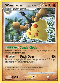 Wormadam Sandy Cloak Secret Wonders card