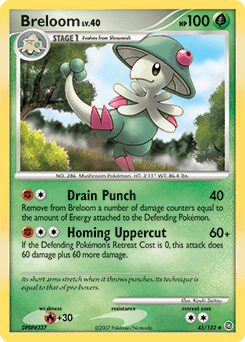 Breloom Secret Wonders card
