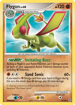 Flygon Secret Wonders card