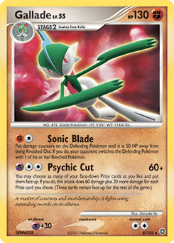 Gallade Secret Wonders card