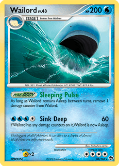 Wailord Great Encounters card