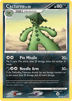 Cacturne Great Encounters card