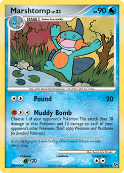 Marshtomp Great Encounters card