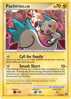 Pachirisu Great Encounters card