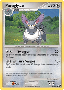 Purugly Great Encounters card
