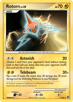 Rotom Great Encounters card