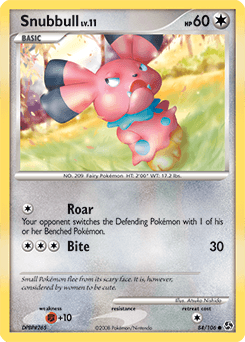 Snubbull Great Encounters card