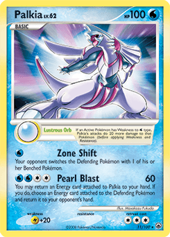 Palkia Majestic Dawn card