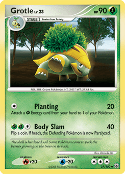 Grotle Majestic Dawn card