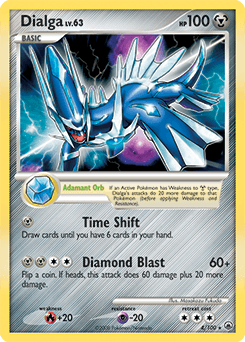 Dialga Majestic Dawn card