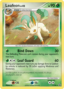 Leafeon Majestic Dawn card