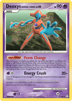 2008 Legends Awakened Deoxys Normal Forme #1