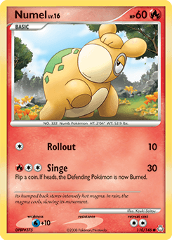 2008 Legends Awakened Numel #110
